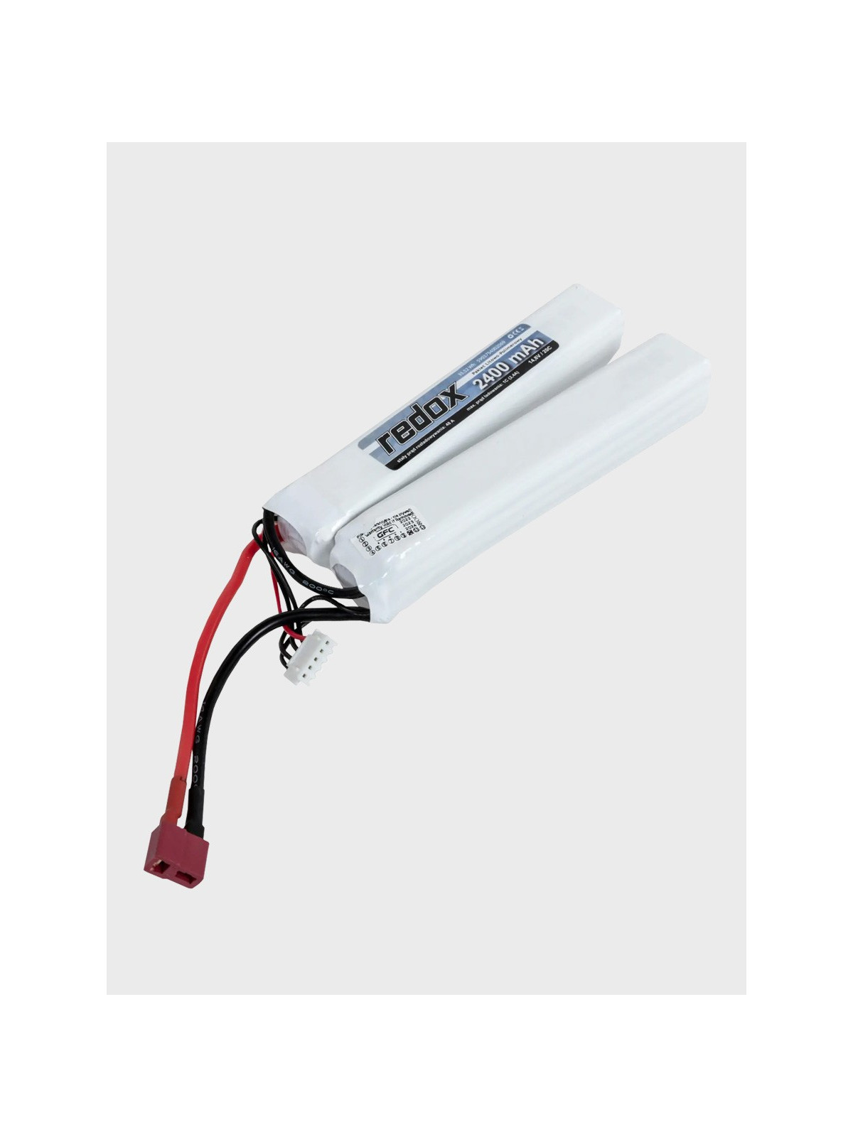REDOX Akumulator litowo-polimerowy LiPo 14,8V 2400mAh 20C 2-modułowy (2+2)