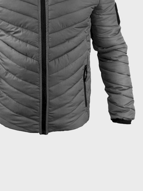 TEXAR KURTKA MĘSKA PUCHOWA DWUSTRONNA CZARNA /SZARA 3XL