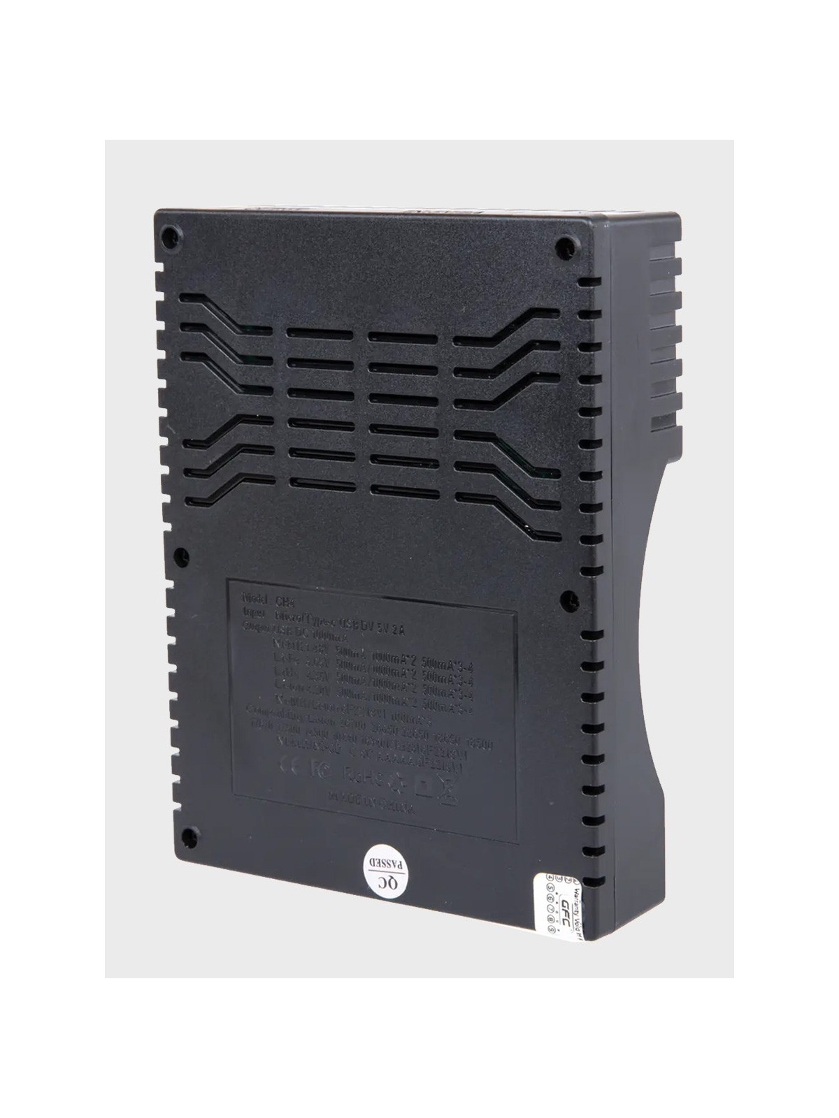REDOX Ładowarka CLARA Uniwersalna do Akumulatorów AAA AA x4 6F22 Li-Ion Ni-MH Ni-Cd USB Wyświetlacz LCD