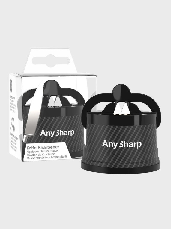 AnySharp Ostrzałka Do Noży Classic Z przyssawką Czarna
