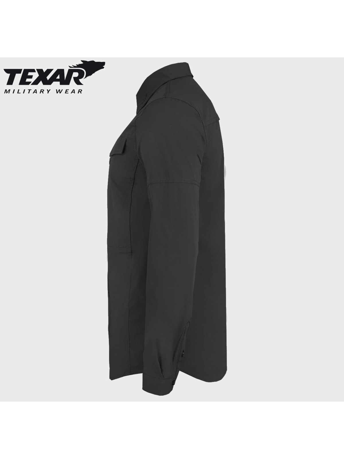 TEXAR KOSZULA TAKTYCZNA WOJSKOWA CZARNA 3XL