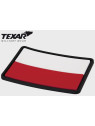 TEXAR NASZYWKA EMBLEMAT FLAGA POLSKA 5,8X3,9 CM