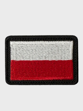 TEXAR NASZYWKA EMBLEMAT FLAGA POLSKA 5,5X3,5 CM