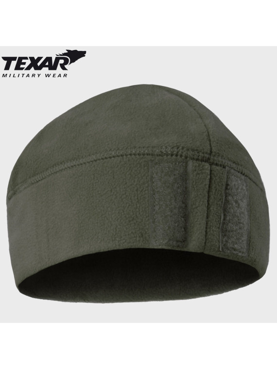 TEXAR CZAPKA ZIMOWA WIND BLOCKER POLAROWA OLIWKOWA L/XL