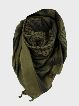 TEXAR CHUSTA ARAFATKA KEFIJA PLO 110x110 cm OLIWKOWO-CZARNA