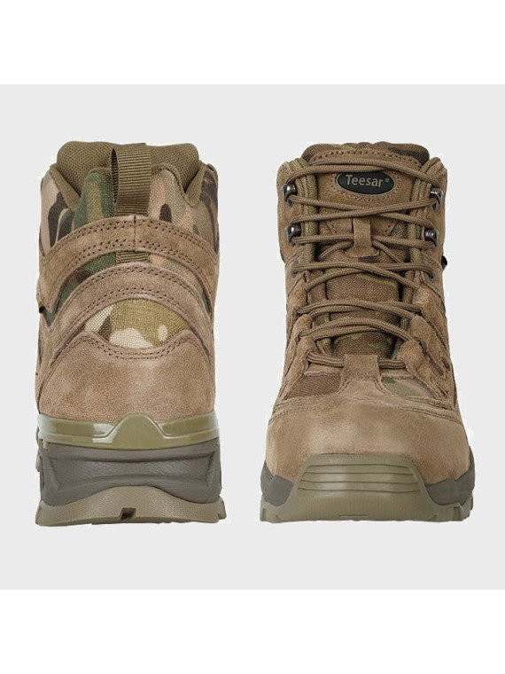 TEESAR BUTY MĘSKIE TREKKINGOWE SQUAD TRAPERY GÓRSKIE MULTICAM 46
