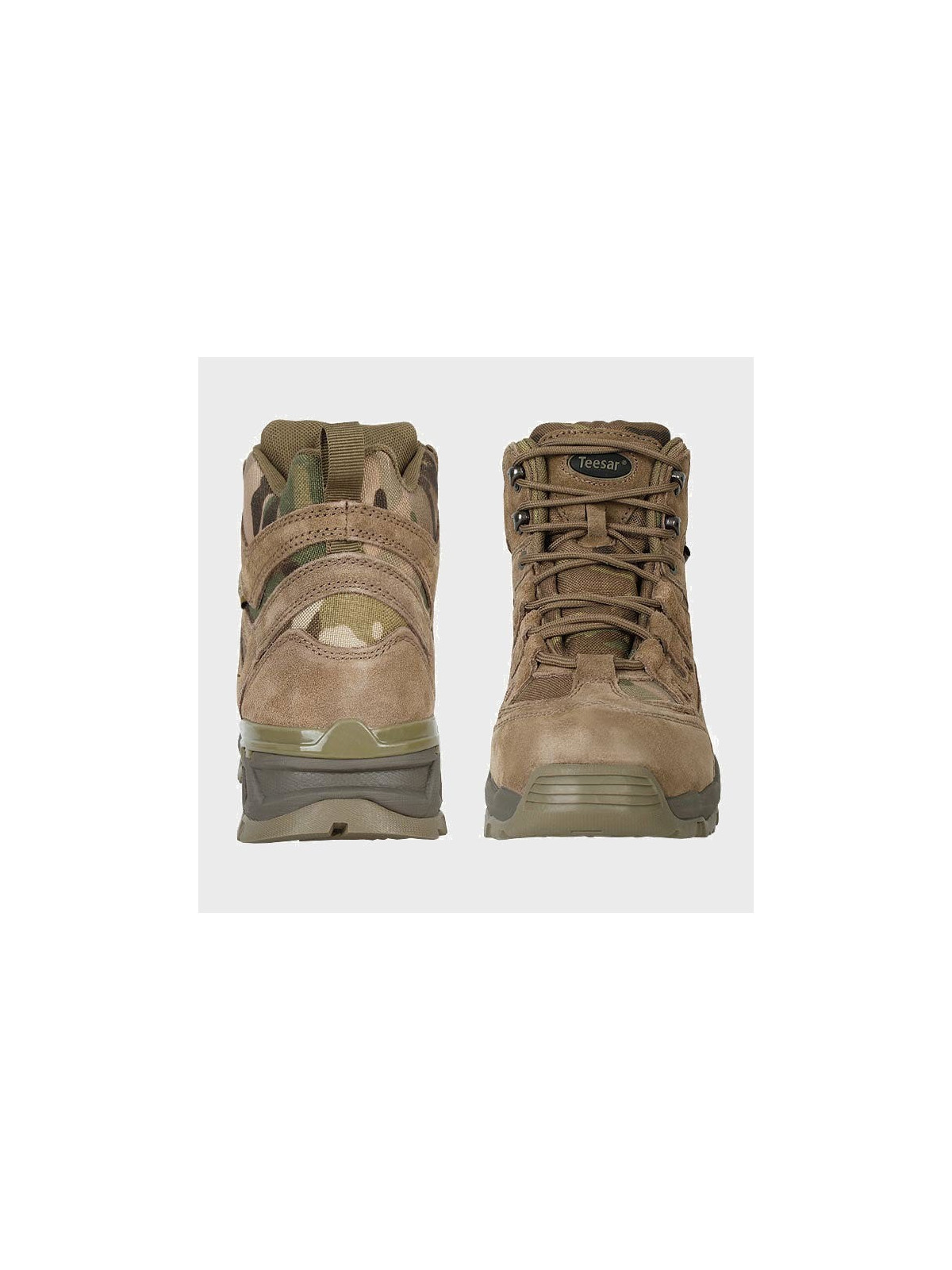 TEESAR BUTY MĘSKIE TREKKINGOWE SQUAD TRAPERY GÓRSKIE MULTICAM 46