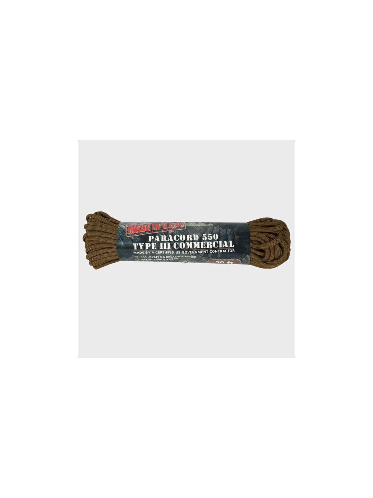 TEESAR LINKA SPADOCHRONOWA SURVIVALOWA PARACORD COYOTE