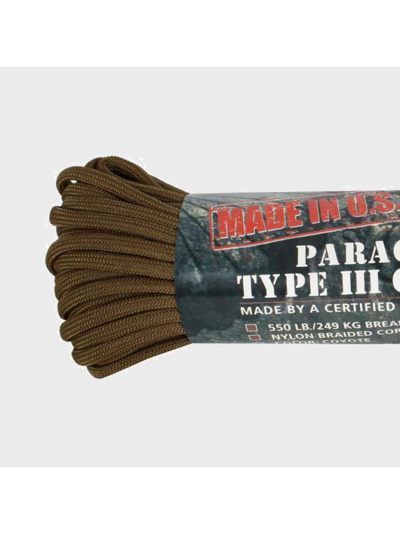 TEESAR LINKA SPADOCHRONOWA SURVIVALOWA PARACORD COYOTE