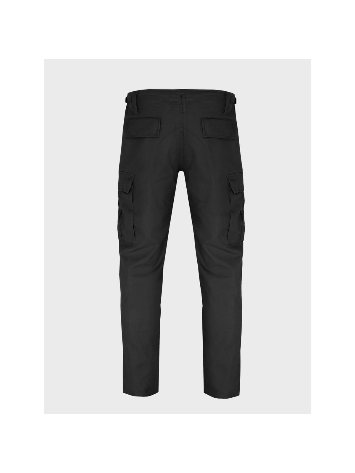 TEESAR SPODNIE WOJSKOWE BDU SLIM FIT RIPSTOP CZARNE XXL