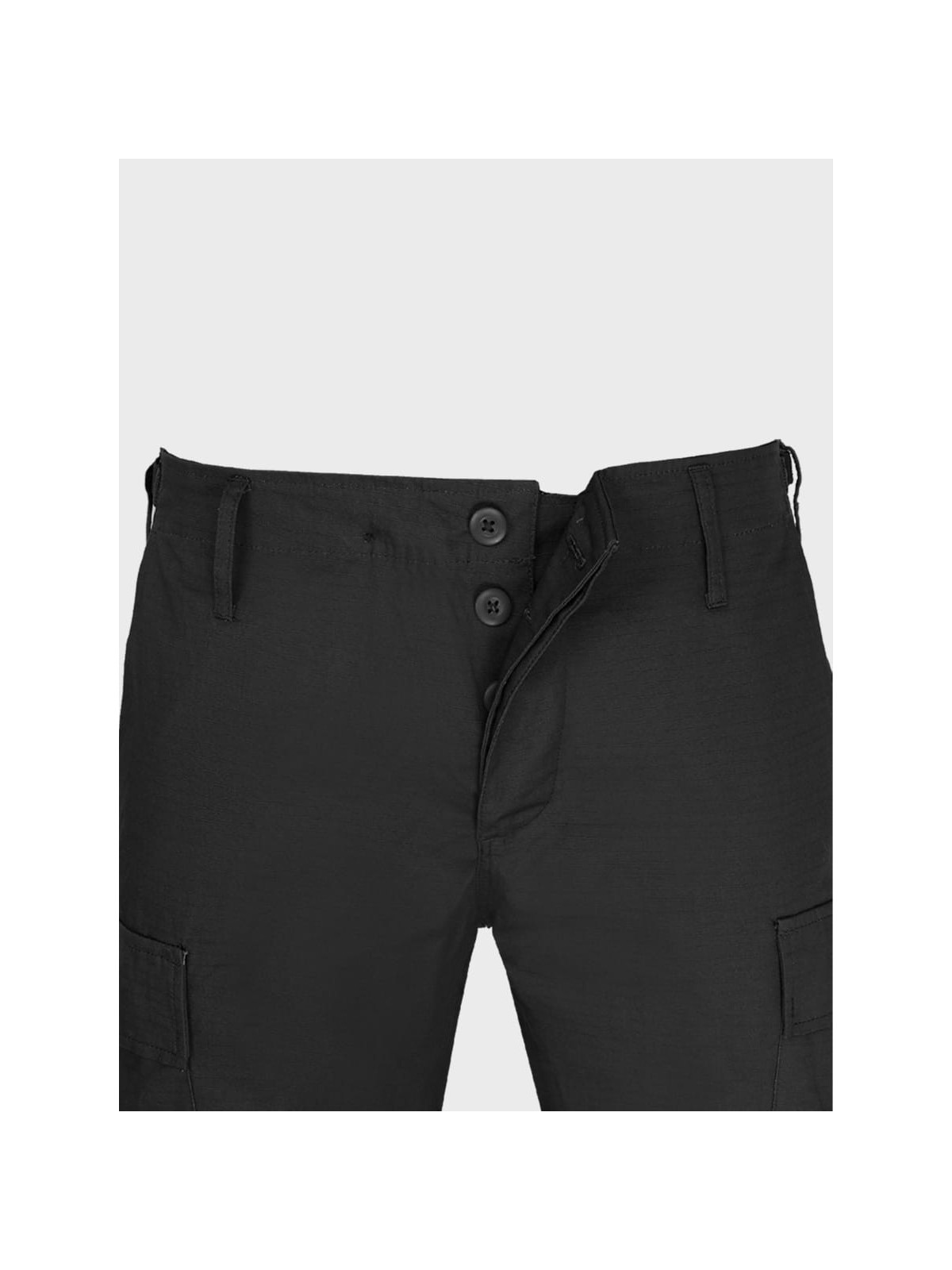 TEESAR SPODNIE WOJSKOWE BDU SLIM FIT RIPSTOP CZARNE XXL