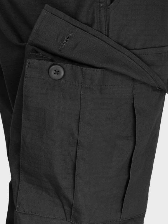 TEESAR SPODNIE WOJSKOWE BDU SLIM FIT RIPSTOP CZARNE XXL
