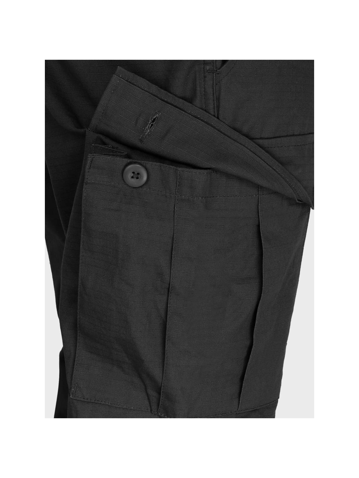 TEESAR SPODNIE WOJSKOWE BDU SLIM FIT RIPSTOP CZARNE XXL
