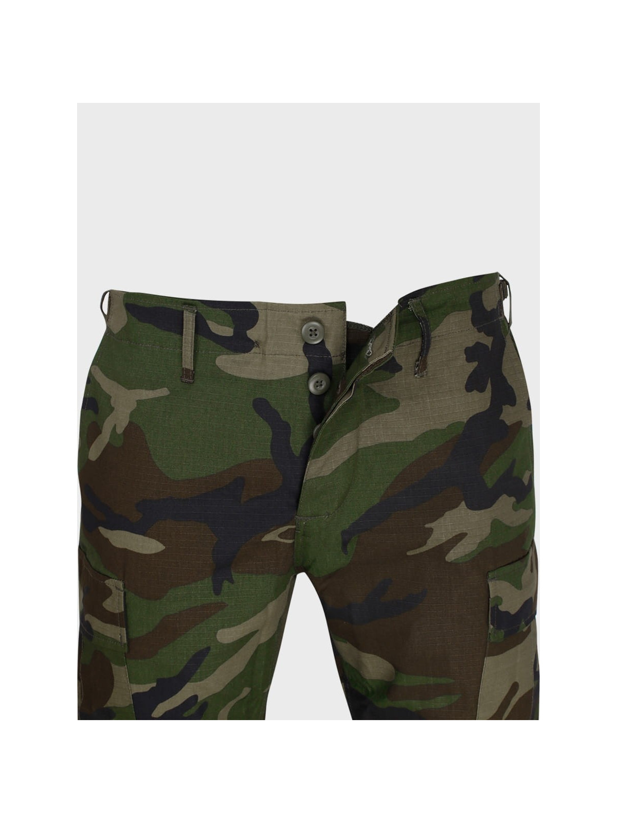 TEESAR SPODNIE WOJSKOWE BDU SLIM FIT RIPSTOP WOODLAND XXL