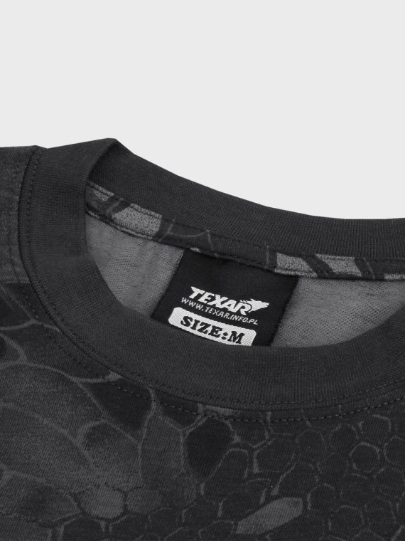 TEXAR KOSZULKA T-SHIRT BAWEŁNIANA BLACK SNAKE XXL