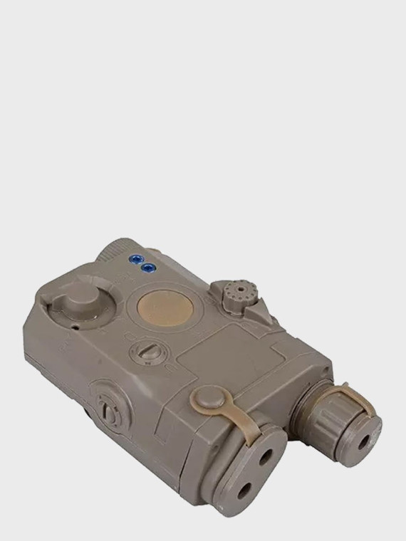 FMA Pojemnik na baterię akumulator AN/PEQ 15 LA-5 montaż na szynę RIS 22mm brązowy