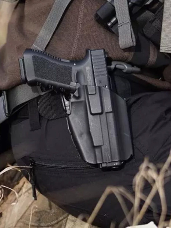 FMA Kabura na pistolet uniwersalna SLG5 brązowa