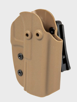 FMA Kabura na pistolet KYDEX do replik Glock 17 brązowa