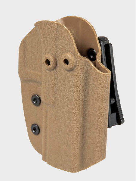 FMA Kabura na pistolet KYDEX do replik Glock 17 brązowa