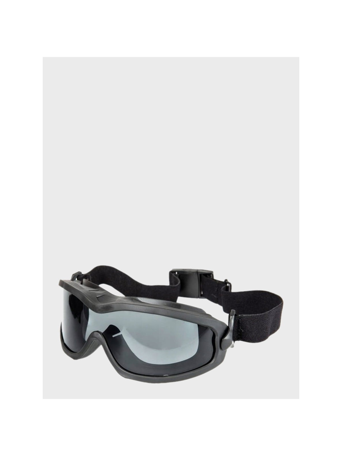 FMA Gogle Ochronne Spectra Dual Layer Zestaw Etui Przypięcie do Hełmu Ścierka Czarne