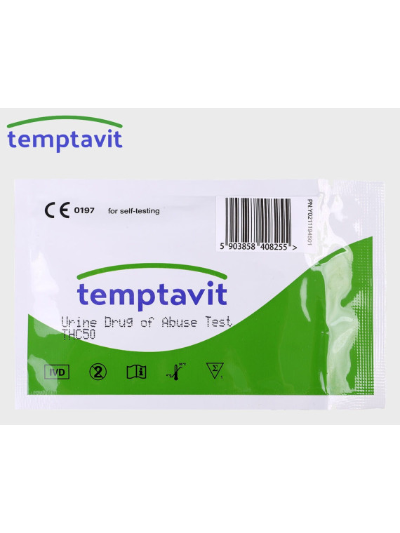 TEMPTAVIT NARKOTEST Test na NARKOTYKI THC Haszysz Marihuana