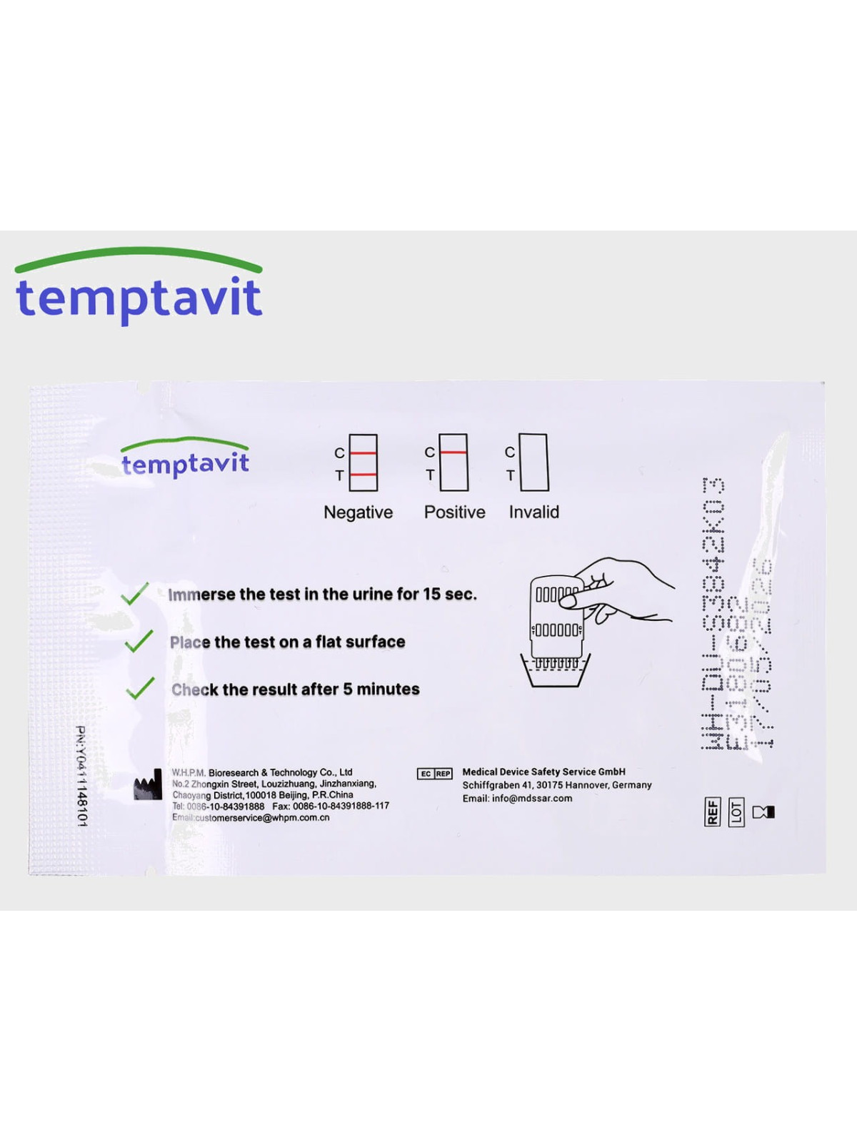 TEMPTAVIT NARKOTEST Test na NARKOTYKI THC Haszysz Marihuana