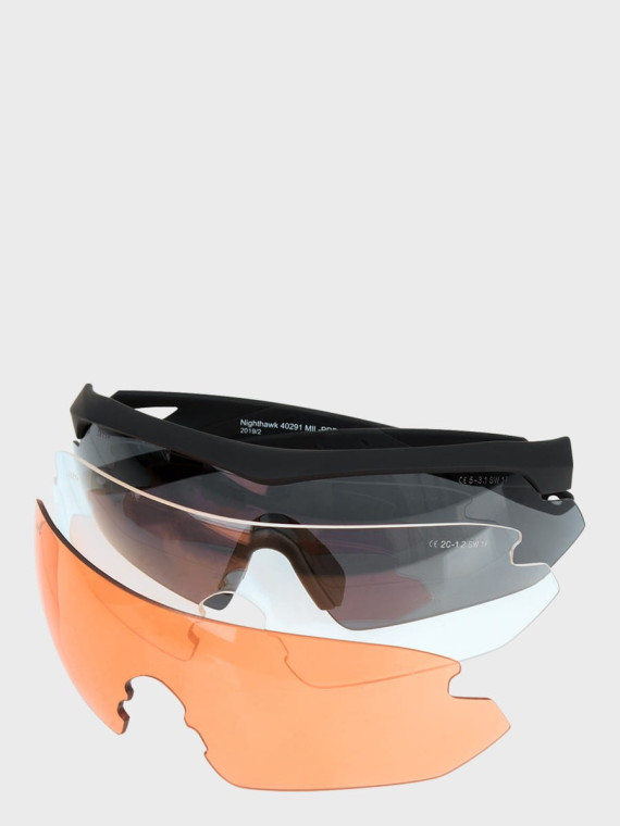 SWISSEYE OKULARY BALISTYCZNE NIGHTHAWK CZARNE