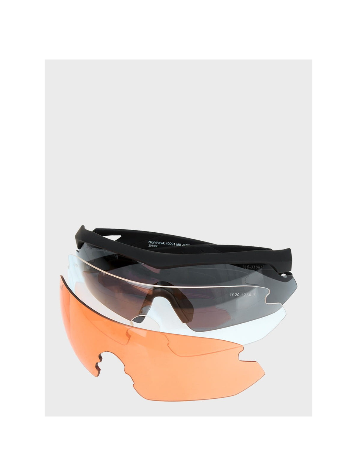 SWISSEYE OKULARY BALISTYCZNE NIGHTHAWK CZARNE