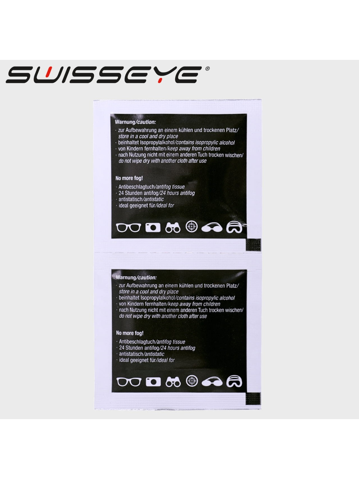 SWISSEYE ŚCIERECZKA ANTI-FOG (2 SASZETKI PO 1 SZTUCE) 
