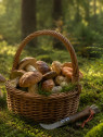 OPINEL Nóż składany no 8 Inox Mushroom do zbierania grzybów w pudełku