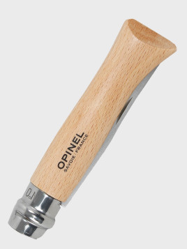 OPINEL NÓŻ SKŁADANY SCYZORYK DREWNIANY No. 7 INOX blister