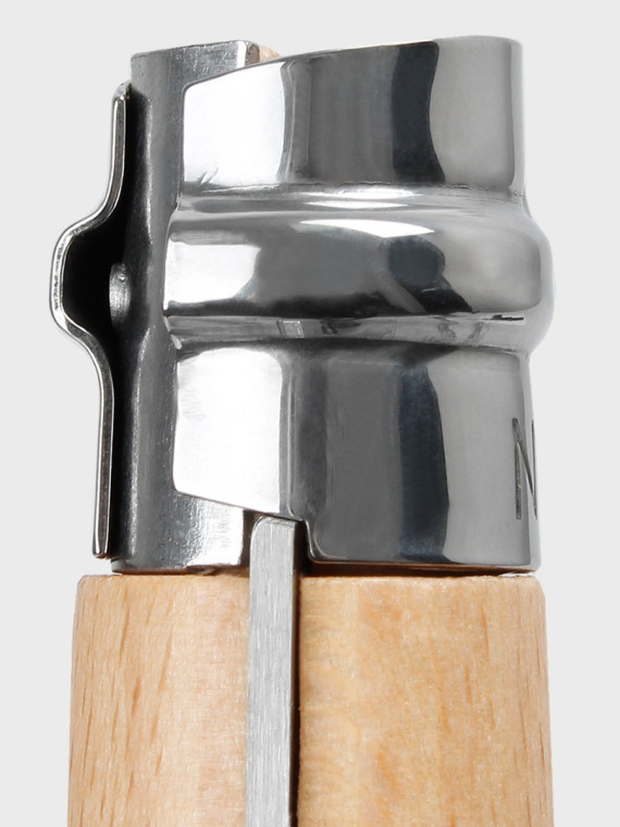 OPINEL NÓŻ SKŁADANY SCYZORYK DREWNIANY No. 7 INOX blister