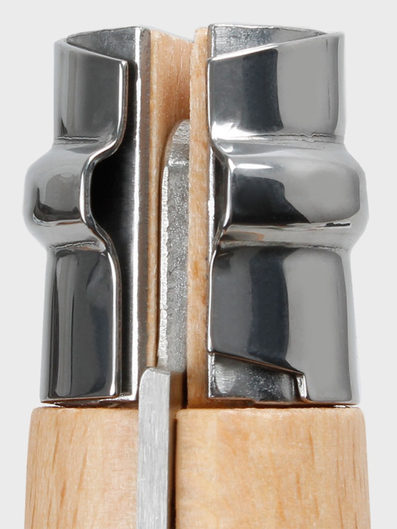 OPINEL NÓŻ SKŁADANY SCYZORYK DREWNIANY No. 7 INOX blister