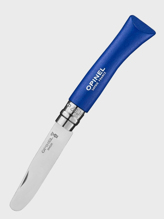 OPINEL Nóż składany scyzoryk drewniany dla dzieci My First 07 Niebieski Blister