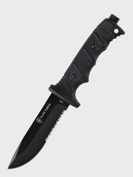 ELITE FORCE Nóż taktyczny wojskowy EF 703 Kit spear point czarny