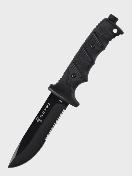 ELITE FORCE Nóż taktyczny wojskowy EF 703 Kit spear point czarny