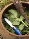 OPINEL Nóż składany scyzoryk drewniany dla dzieci My First 07 Niebieski Blister