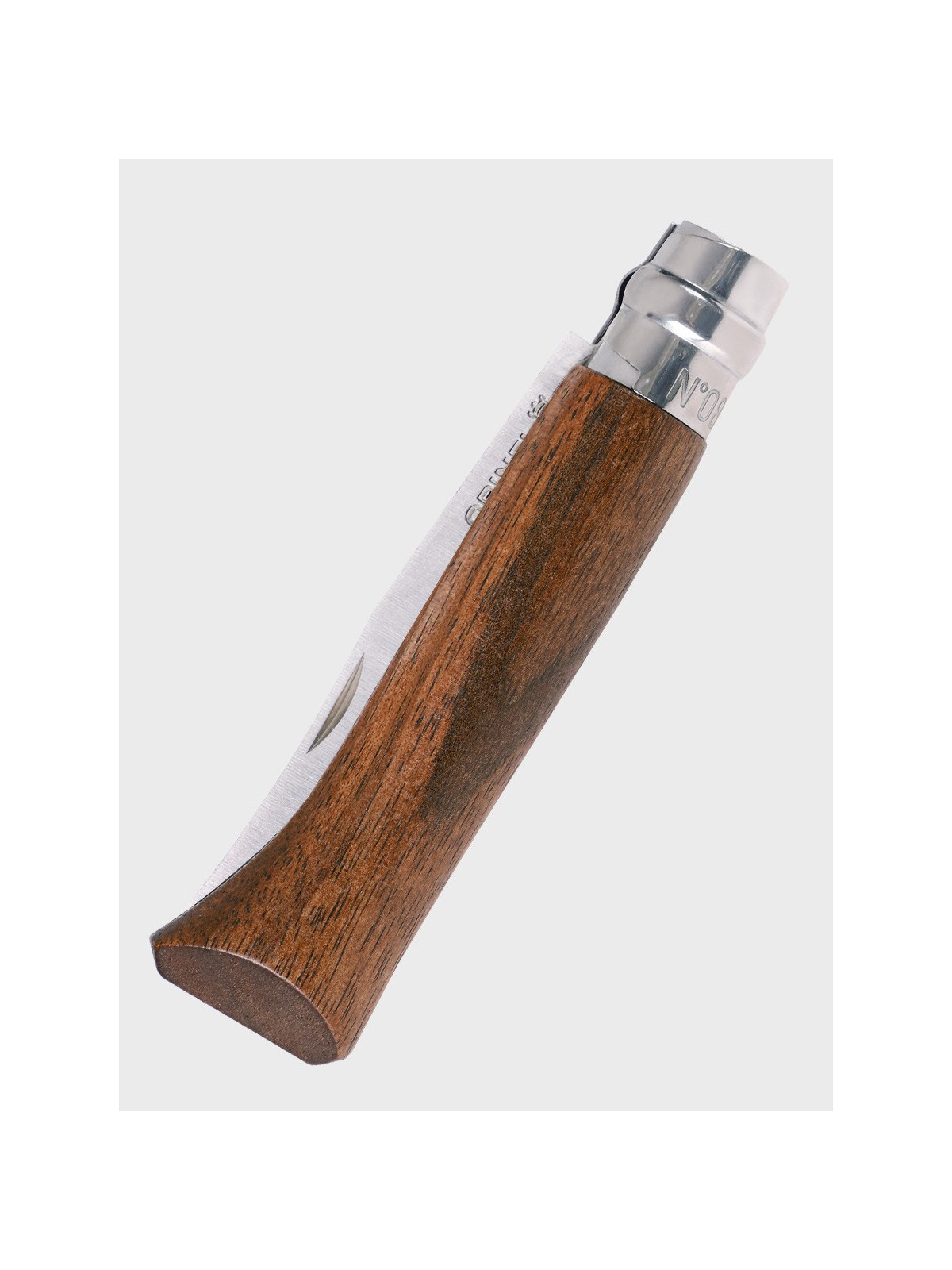 OPINEL NÓŻ SKŁADANY INOX No 8 Walnut Rękojeść Drewno z Orzecha