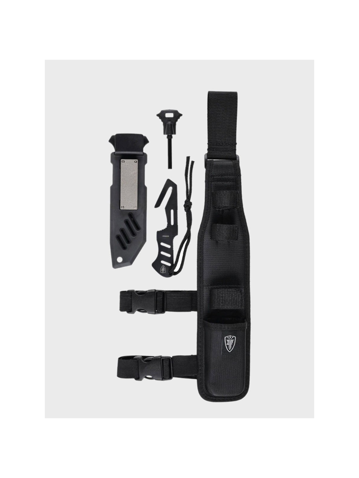 ELITE FORCE Nóż taktyczny wojskowy EF 703 Kit spear point czarny