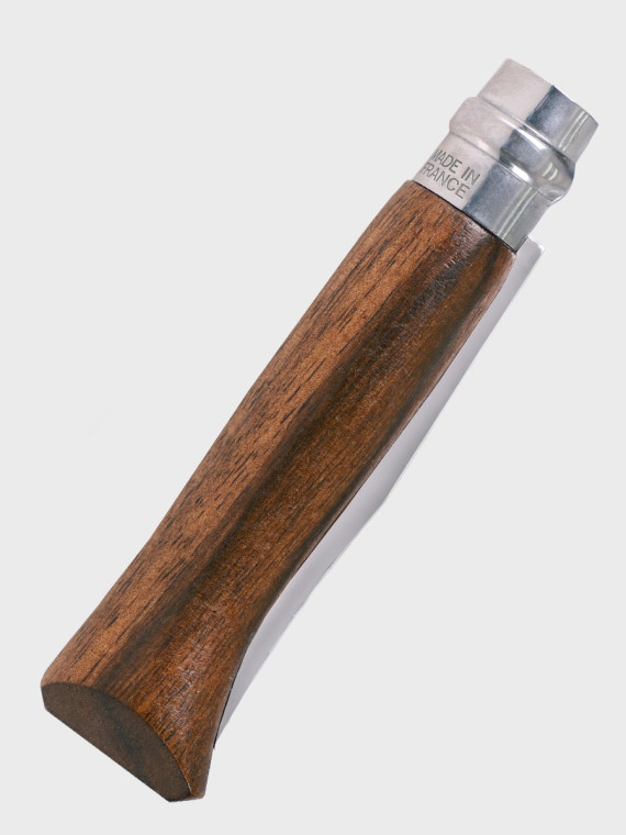 OPINEL NÓŻ SKŁADANY INOX No 8 Walnut Rękojeść Drewno z Orzecha