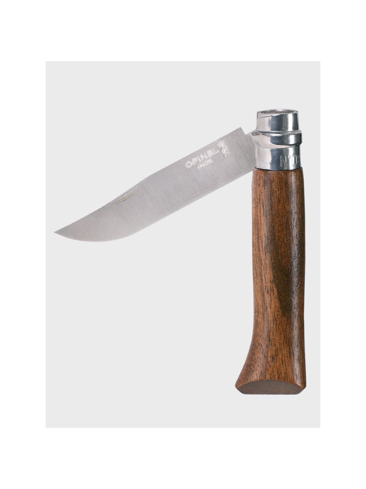 OPINEL NÓŻ SKŁADANY INOX No 8 Walnut Rękojeść Drewno z Orzecha