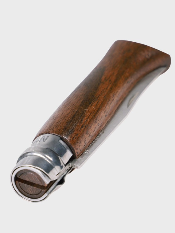 OPINEL NÓŻ SKŁADANY INOX No 8 Walnut Rękojeść Drewno z Orzecha