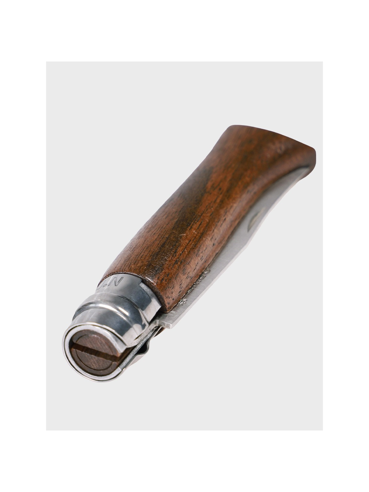 OPINEL NÓŻ SKŁADANY INOX No 8 Walnut Rękojeść Drewno z Orzecha