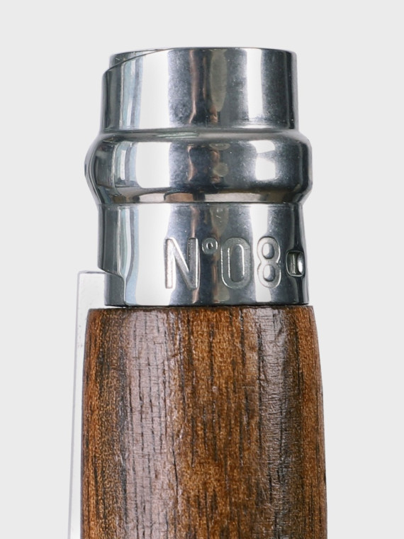 OPINEL NÓŻ SKŁADANY INOX No 8 Walnut Rękojeść Drewno z Orzecha
