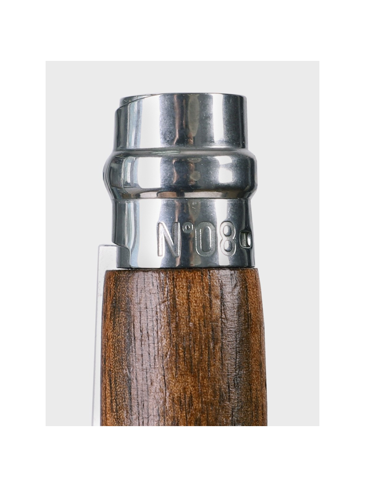 OPINEL NÓŻ SKŁADANY INOX No 8 Walnut Rękojeść Drewno z Orzecha