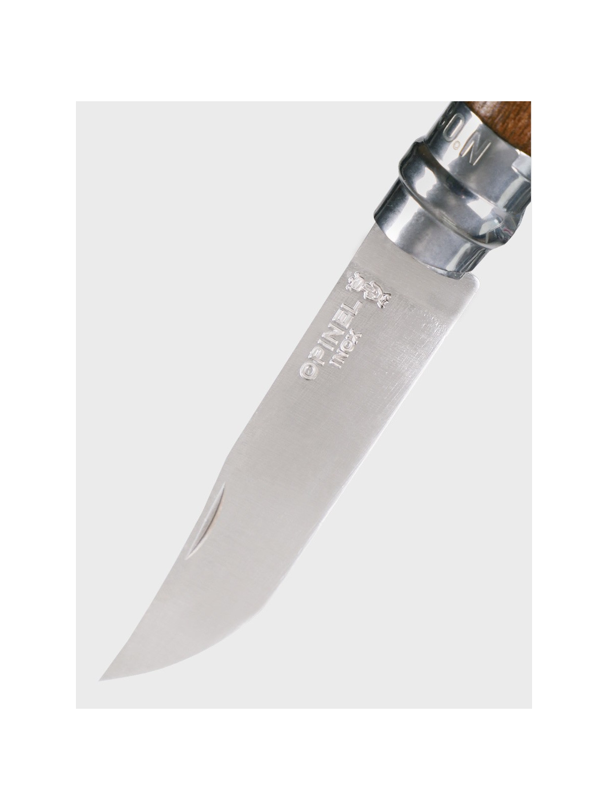 OPINEL NÓŻ SKŁADANY INOX No 8 Walnut Rękojeść Drewno z Orzecha