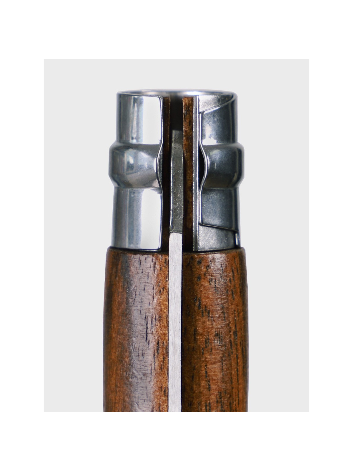 OPINEL NÓŻ SKŁADANY INOX No 8 Walnut Rękojeść Drewno z Orzecha