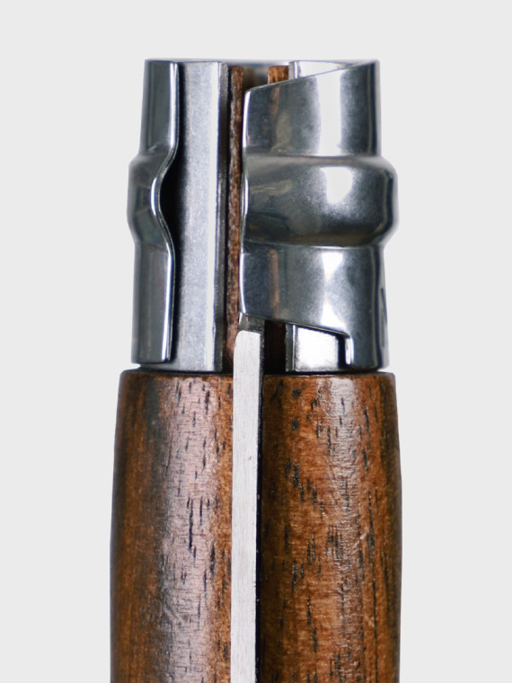 OPINEL NÓŻ SKŁADANY INOX No 8 Walnut Rękojeść Drewno z Orzecha