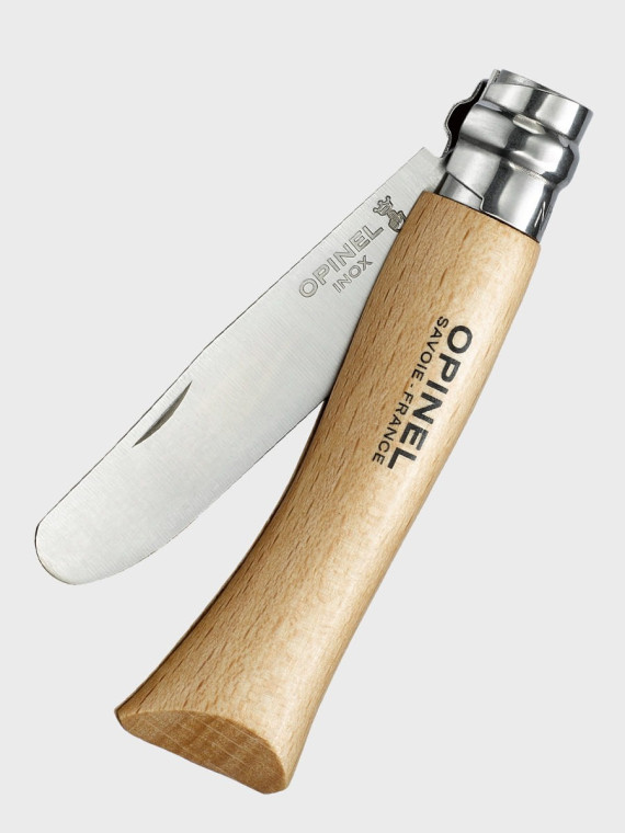 OPINEL Nóż składany scyzoryk drewniany dla dzieci My First 07 Naturalny Blister