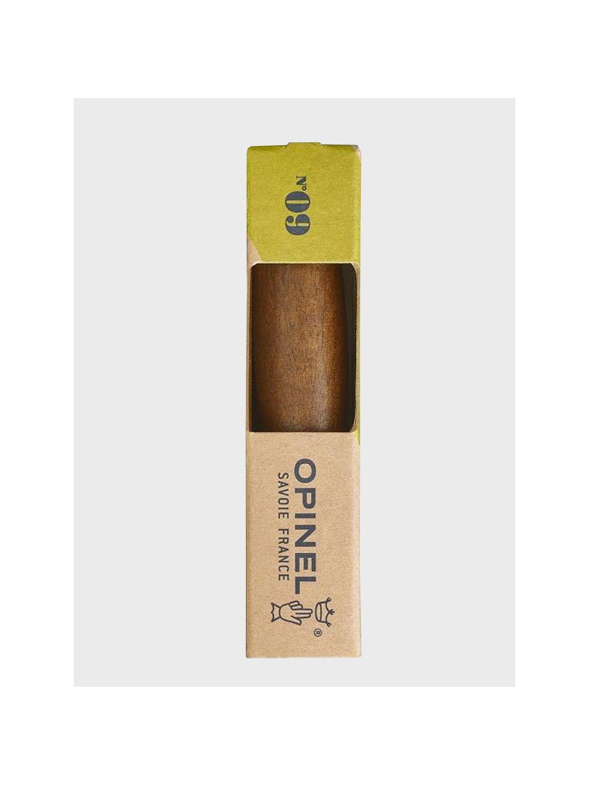 OPINEL NÓŻ SKŁADANY INOX No.9 Walnut Turystyczny Rękojeść Drewno z Orzecha